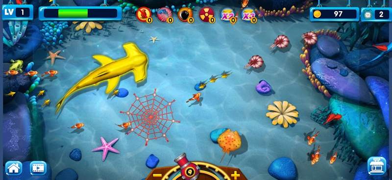 Bắn cá Hay88 cho phép người chơi sử dụng đạn và vũ khí để tiêu diệt cá và nhận thưởng theo giá trị từng mục tiêu